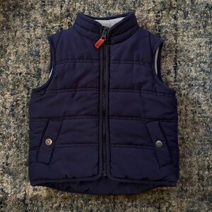 Carter's Quilted Navy Vest (24 months)
